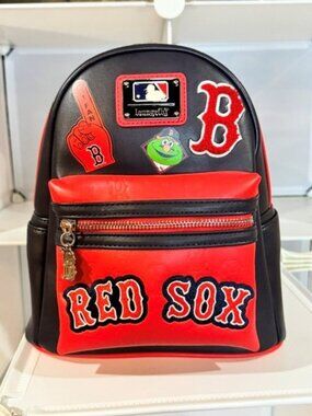 Loungefly MLB Boston Red Sox Mini Backpack